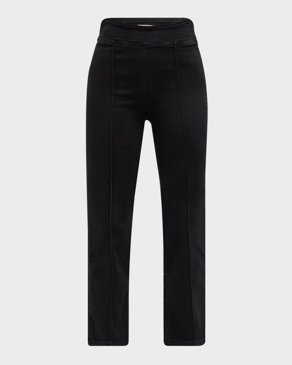 The Jetset Crop Mini Boot Pintuck Jeans
